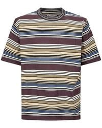 Sacai - Horizontal Stripe T-Shirt - Lyst