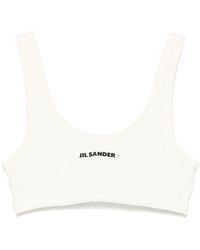 Jil Sander - Fast Dry Jersey Sports Bra - Lyst