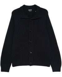 Tom Ford - Ribbed-Knit Shawl-Collar Cardigan - Lyst