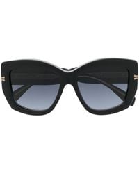 Marc Jacobs - Gafas de sol con montura oversize y logo - Lyst