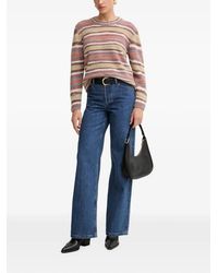 A.P.C. - Pull Gabby Striped Knit Sweater - Lyst