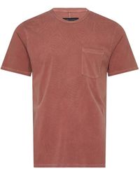 Rag & Bone - T-Shirt Met Geverfde Zak - Lyst