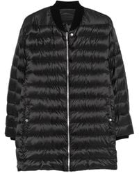 Moncler - Veste Matelassée Flight À Logo Appliqué - Lyst