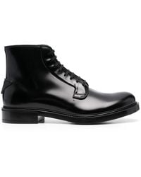 Prada - Leather Ankle Boots - Lyst