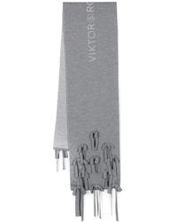Viktor & Rolf - Sciarpa Con Logo Jacquard - Lyst