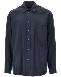 Emporio Armani - Chest-Pocket Long-Sleeve Shirt - Lyst