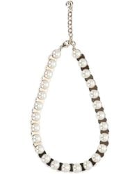 Gucci - Halskette Mit Perlen - Lyst
