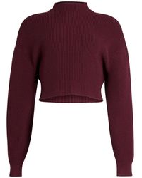 SER.O.YA - Carmen Cropped-Pullover - Lyst