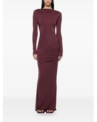 Paris Georgia Basics - Draped Maxi Dress - Lyst