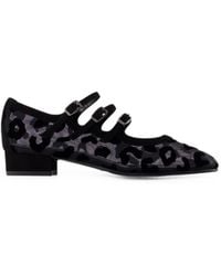 CAREL PARIS - Ariana R Leopard-Print Mesh Pumps - Lyst
