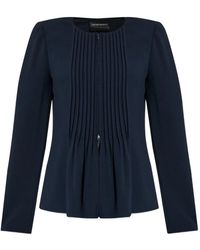 Emporio Armani - Jacket With Stitches - Lyst