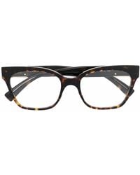 Versace - Eckige Brille Mit Medusa-Motiv - Lyst