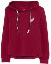 Marc Cain - Logo-Print Hoodie - Lyst