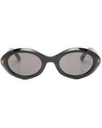 Tom Ford - Carmen Oval-Frame Sunglasses - Lyst