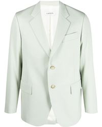 Lanvin - Blazer en laine à simple boutonnage - Lyst