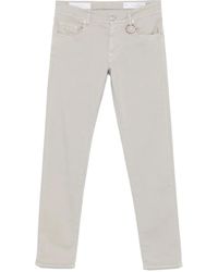 Sartoria Tramarossa - Logo-Patch Trousers - Lyst