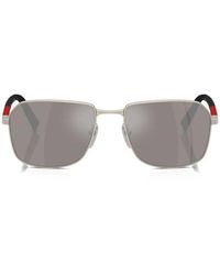 Prada Linea Rossa - Rectangle-Frame Sunglasses - Lyst
