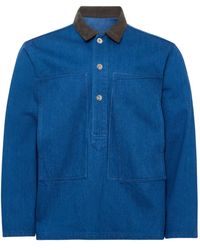 JW Anderson - Poloshirt Mit Cordkragen - Lyst