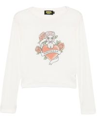 Mini Cream - Graphic-Print T-Shirt - Lyst