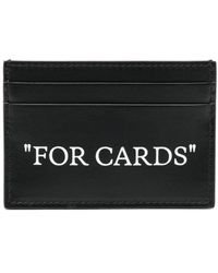 Off-White c/o Virgil Abloh - Off- porte-cartes noir à logo - Lyst