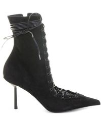 Le Silla - 80Mm Colette Lace-Up Boots - Lyst