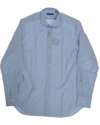 Corneliani - French-Collar Cotton Shirt - Lyst