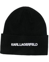 Karl Lagerfeld - ロゴ ビーニー - Lyst