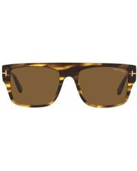 Tom Ford - Tortoiseshell-Effect Square-Frame Sunglasses - Lyst