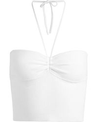 Alice + Olivia - Top Linnie de canalé - Lyst