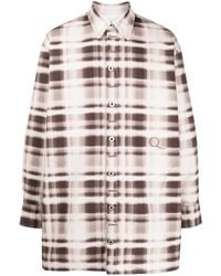Qasimi - Oversize Check Print Shirt - Lyst