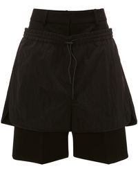 JW Anderson - Layered Knee-length Shorts - Lyst