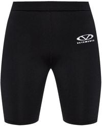 Vetements - Joggingshorts mit Logo-Print - Lyst