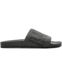 Balenciaga - Logo-Print Slides - Lyst