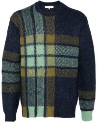 Maison Kitsuné - Graphic Check Intarsia Jumper - Lyst