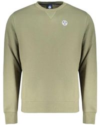 North Sails - Sudadera De Algodón Con Parche Del Logo - Lyst
