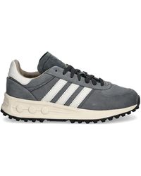adidas gazelle silver green womens Shop Black Mens La Trainer Lux Lace Up Sneakers  Shoebacca