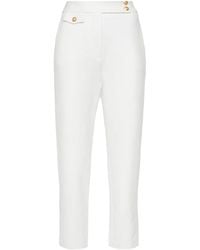 Veronica Beard - Renzo Slim-Fit Cropped Trousers - Lyst
