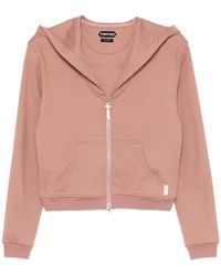 Tom Ford - Cotton Zip Hoodie - Lyst