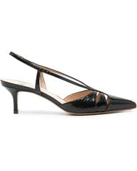 Francesco Russo - Snakeskin-Effect Leather Pumps - Lyst