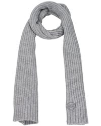 Michael Kors - Ribbed-Knit Logo-Patch Scarf - Lyst