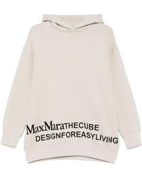 Max Mara - Hoodie Mit Logo-Print - Lyst