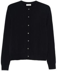 Soft Goat - Button-Fastening Cre-Neck Cardigan - Lyst