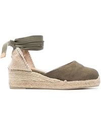 Castañer - Wedge Cotton Espadrilles - Lyst