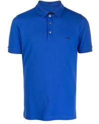 Fay - Embroidered-logo Cotton Polo Shirt - Lyst