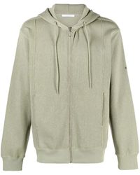 Helmut Lang - Zip-Up Drawstring Hoodie - Lyst