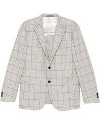 Corneliani - Chaqueta a cuadros con botones - Lyst