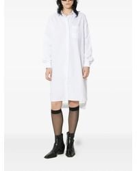 Fiorucci - Angels-Embroidered Midi Shirt Dress - Lyst