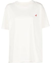 Autry - Logo-Patch Cotton T-Shirt - Lyst