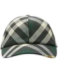 Burberry - Baseballkappe Mit Karomuster - Lyst