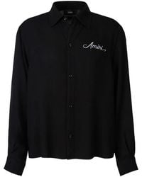 Amiri - Logo-Embroidered Bandana-Patch Shirt - Lyst